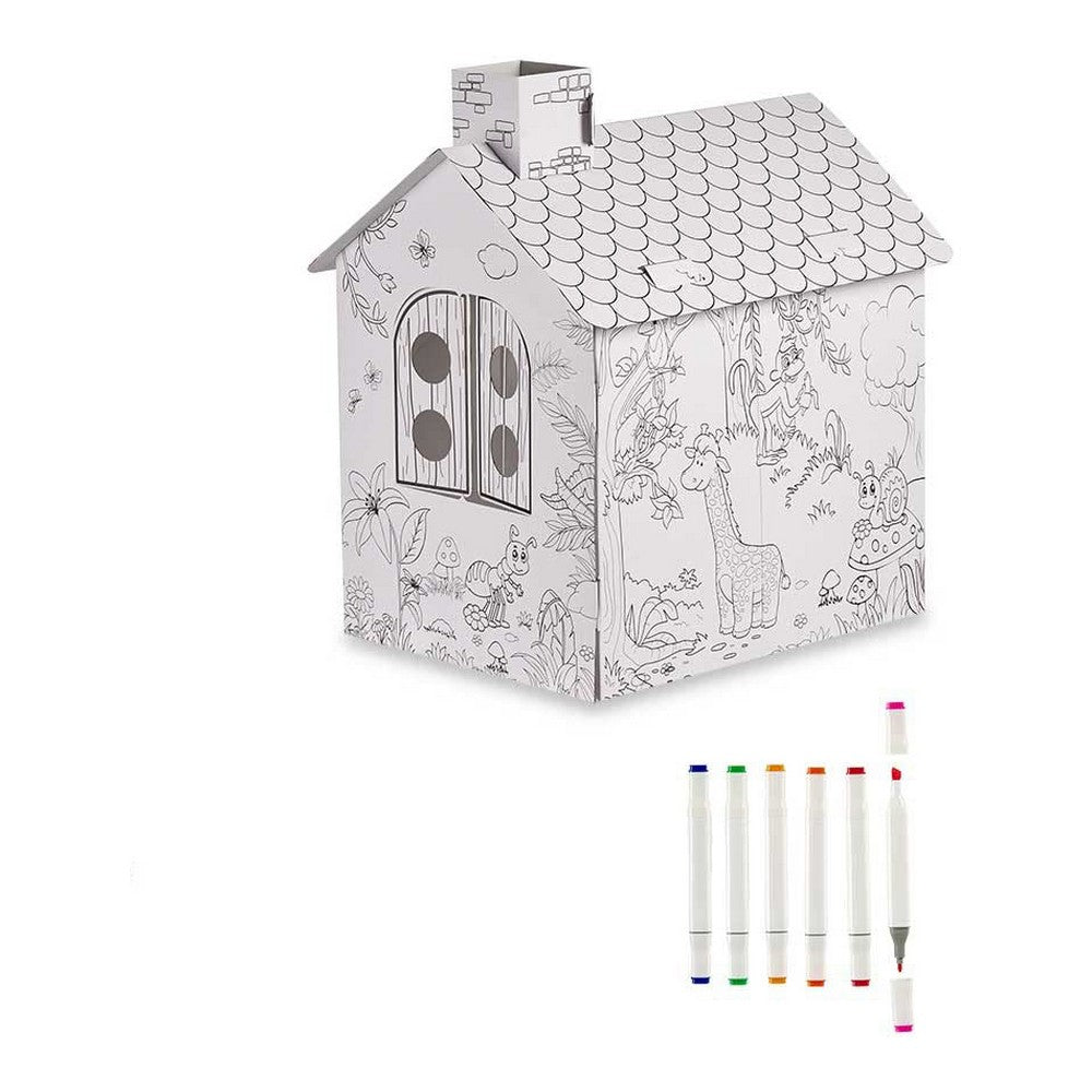 Craft Game House Paper 3D (54 x 68,5 x 43 cm) – Crafty Inventors