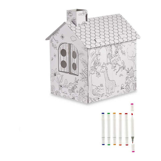 Craft Game House Paper 3D (54 x 68,5 x 43 cm) - Crafty Inventors