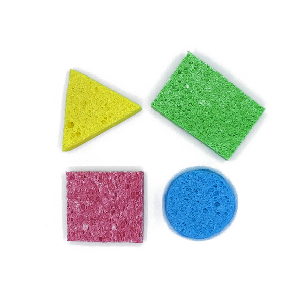 Biodegradable Craft Sponges: Pack of 4 - Crafty Inventors