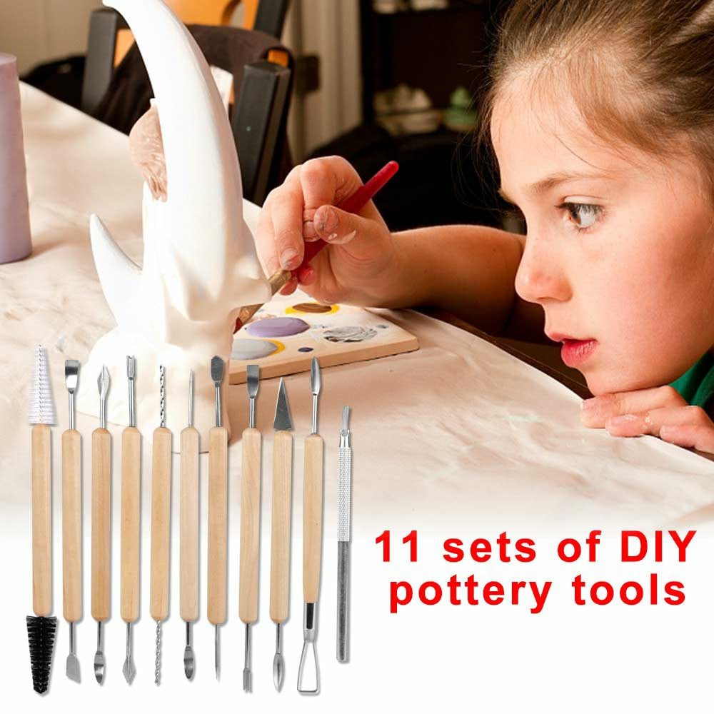 Pottery Tools 11 Piece Set - Crafty Inventors