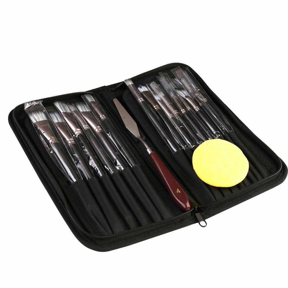 Pro Art Painting Brush 15 Piece Set - Crafty Inventors