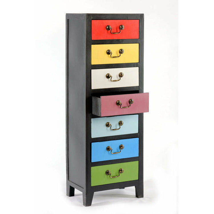 Rainbow Tall Cabinet with 7 Drawers - Crafty Inventors