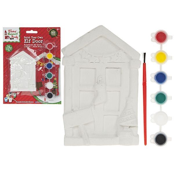 Paint Your Own Mini Pelmet Elf Door - Crafty Inventors