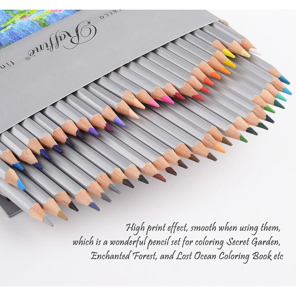 Marco 7100 48/72 Colors Art Drawing Pencil Set Non-toxic ASTM Tin Wooden Painting Artist Sketching Craft Graphite - Crafty Inventors